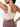 Shakti Warrior low support KAI scallop sports bra in white back view