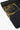 Side view showing 6mm thickness of Shakti Warrior black lotus TPE yoga mat