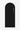 Shakti Warrior arch shaped recycled PU yoga mat in black