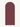 Shakti Warrior arch shaped recycled PU yoga mat in burgundy