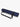 Rolled Shakti Warrior navy blue hemp yoga mat with carry strap