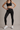 Black lace waistband on Shakti Warrior black leggings