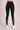 Person wearing a black sports bra and black lace leggings