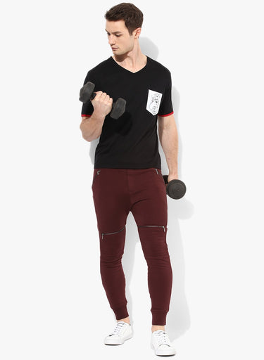 Spiritual Warrior Workout Yoga Athleisure Gym Cotton Black T-shirt