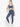 Shakti Warrior AuraLux high support sports bra and leggings set in navy blue