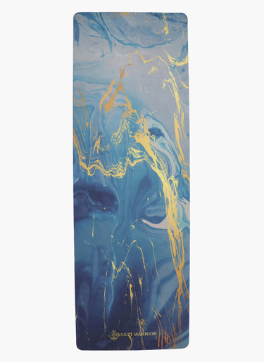 Shakti Warrior Ajna Chakra TPE Yoga Mat - Experience the tranquil energy of the ocean-inspired design. Connect with your intuition and elevate your practice on this eco-friendly mat.
