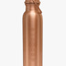 Side view of Shakti Warrior chakra engraved copper water bottle