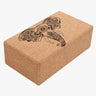 Premium Elephant Design Cork Yoga Block - Sustainable and supportive yoga prop for enhanced poses and practice. Elevate your yoga journey with the best cork blocks