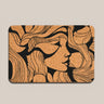 Shakti Warrior cork yoga blocks with woman design for yoga practice