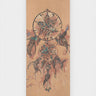 Shakti Warrior cork yoga mat with dreamcatcher design featuring eco friendly 3mm thickness