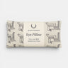 Eye pillow with geometric patterns on a white background