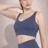 Shakti Warrior high support AuraLux sports bra in blue