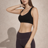 Shakti Warrior high support ORA mesh sports bra in black