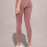 Shakti Warrior High-waist AumLux Leggings in Pink