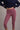 High-waist AumLux Capri Leggings – pink