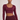 Woman wearing Shakti Warrior RE in burgundy cross back crop top