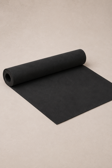 Recycled Suede Yoga Mat - Darkstone