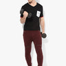 Spiritual Warrior Workout Yoga Athleisure Gym Cotton Black T-shirt